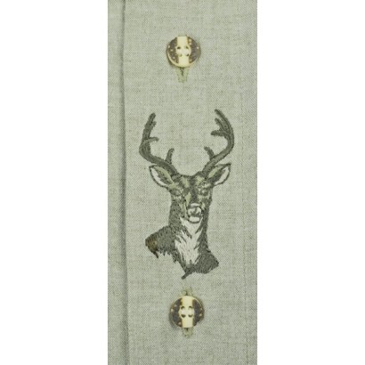 Koszula myśliwska Skogen z haftem jelenia