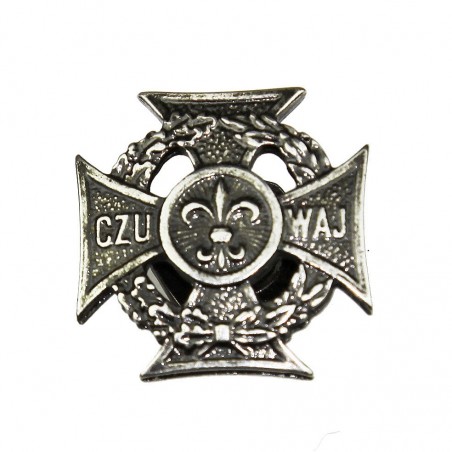 Krzyż harcerski na mundur ZHR i ZHP